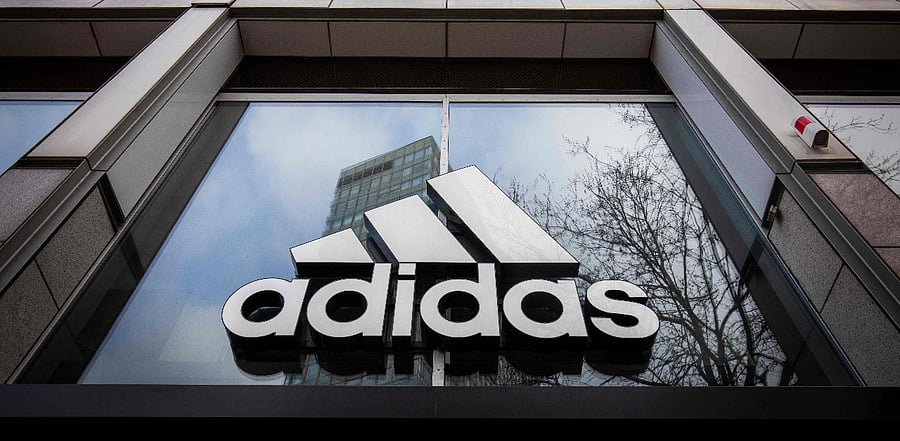 Adidas logo. Credit: AFP Photo
