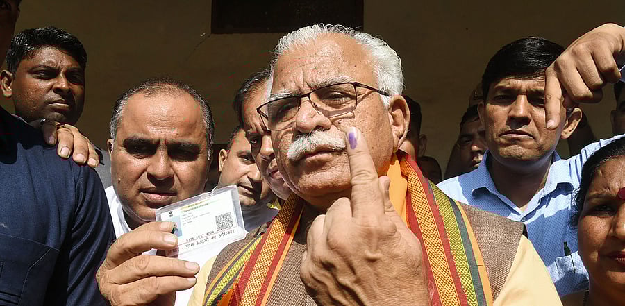Haryana CM Manohar Lal Khattar. Credit: PTI Photo