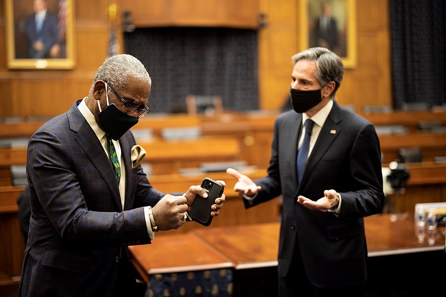 U.S. Secretary of State Blinken attends a House Foreign Affairs Committee hearing in Washington. Credit: Reuters Photo