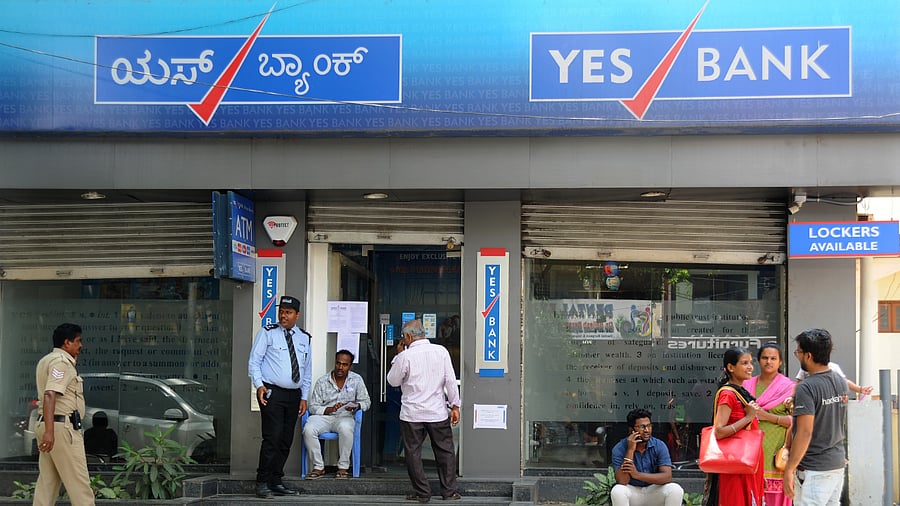 YES Bank logo. Credit: DH Photo