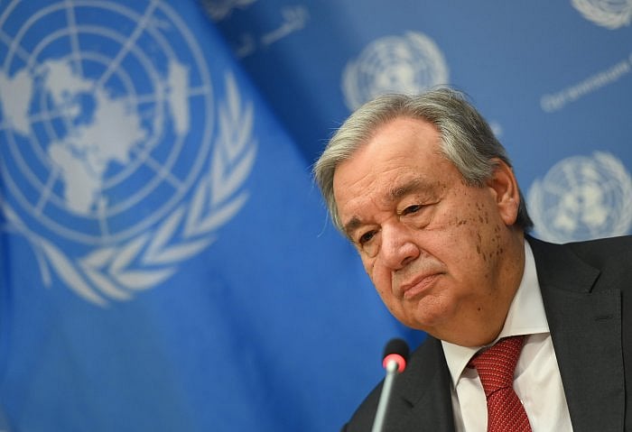 United Nations Secretary General Antonio Guterres. Credit: AFP Photo