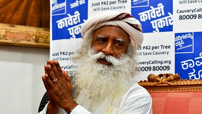 Isha Foundation founder Sadhguru Jaggi Vasudev. Credit: DH File Photo