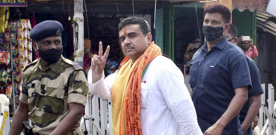 Bharatiya Janata Party (BJP) leader Suvendu Adhikari. Credit: PTI Photo