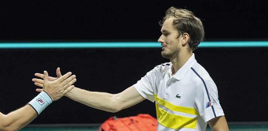 He produced 13 aces and saved four of five break points. Credit: AFP Photo