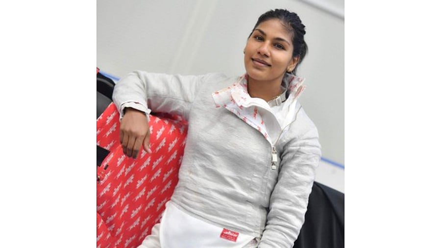 Tamil Nadu's C A Bhavani Devi. Credit: Twiter/@IamBhavaniDevi