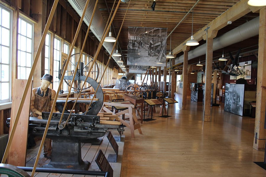 The exhibition hall in the old Boeing factory at the Museum of Flight. PHOTOS BY AUTHOR