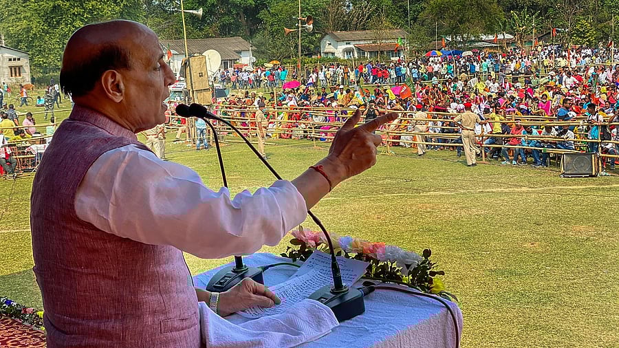 Union Defence Minister Rajnath Singh. Credit: PTI Photo