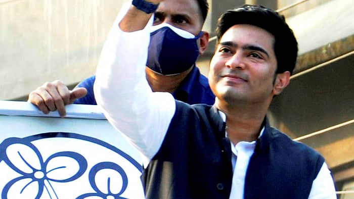 Trinamool Congress MP and nephew of WB Chief Minister Mamata Banerjee, Abhishek Banerjee. Credit: PTI Photo