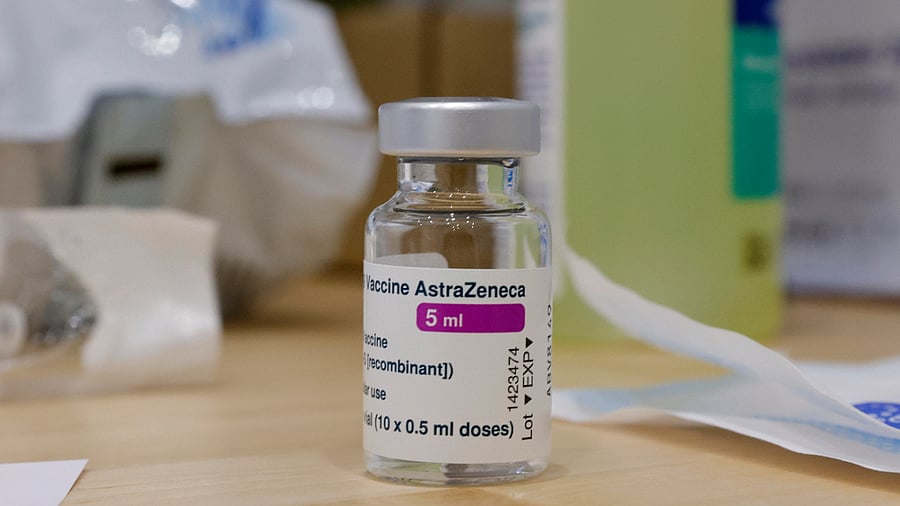 A vial of the AstraZeneca Covid-19 vaccine. Credit: Reuters Photo