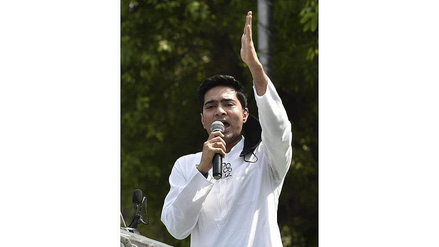 TMC MP Abhishek Banerjee. Credit: PTI Photo