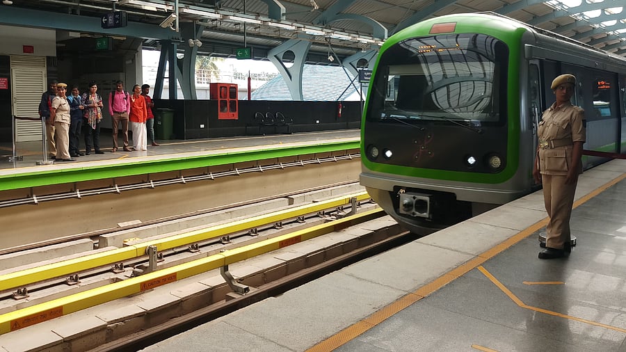 National College Metro station. Credit: DH Photo