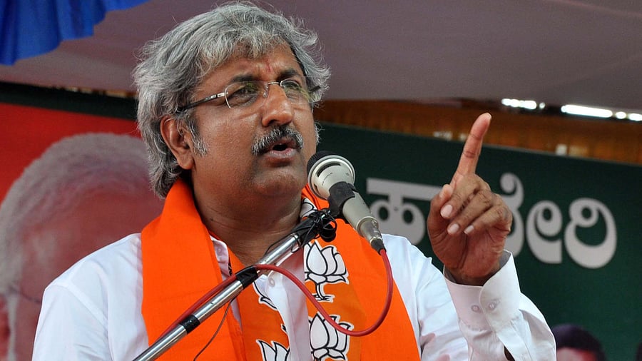 Karnataka BJP MP Shivakumar Udas. Credit: DH File Photo