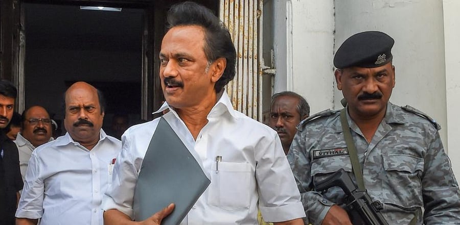 DMK chief M K Stalin. Credit: PTI file photo.