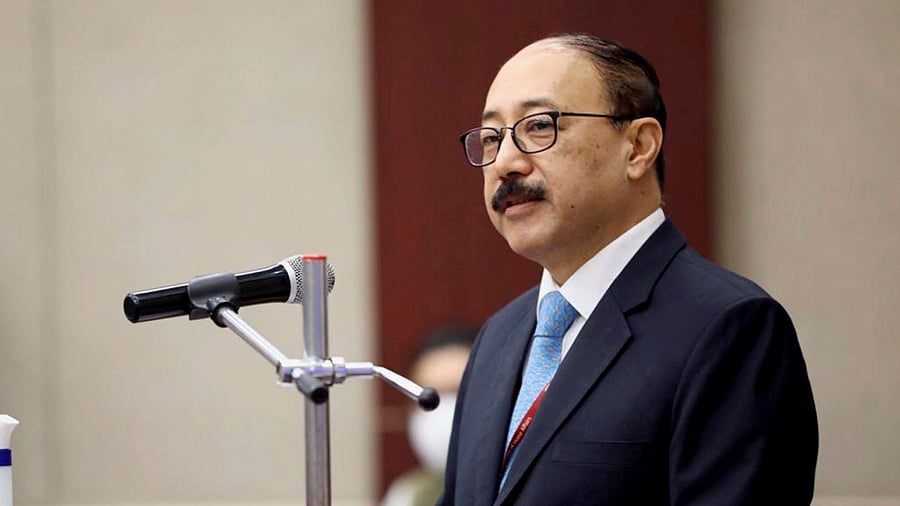 India Foreign Secretary Harsh Vardhan Shringla. Credit: PTI File Photo