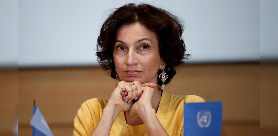 Audrey Azoulay, Director-General of UNESCO. Credit: AFP Photo