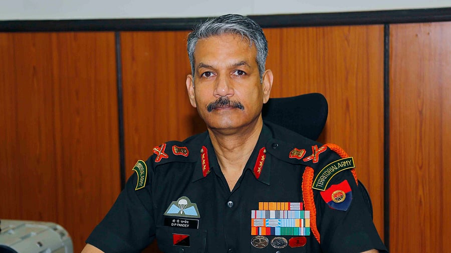 Lt General DP Pandey. Image taken from Twitter/ @SpokespersonMoD