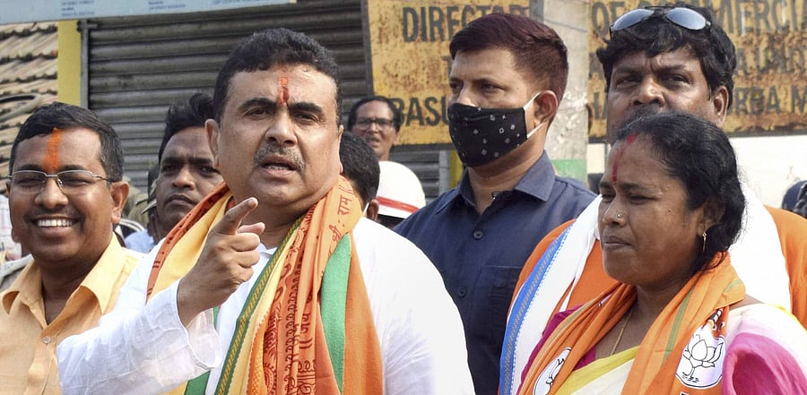 Bharatiya Janata Party (BJP) leader Suvendu Adhikari. Credit: PTI Photo