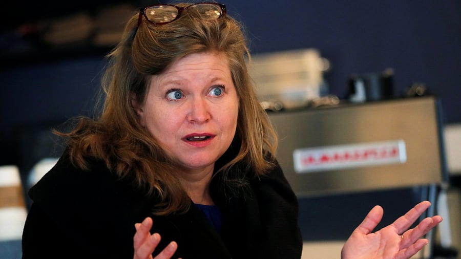 Kathryn Garcia, Democratic candidate for New York City Mayor and former New York City Department of Sanitation Commissioner, while campaigning. Credit: