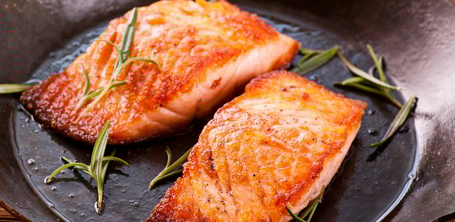 A dish prepared from salmon. Credit: iStock photo.
