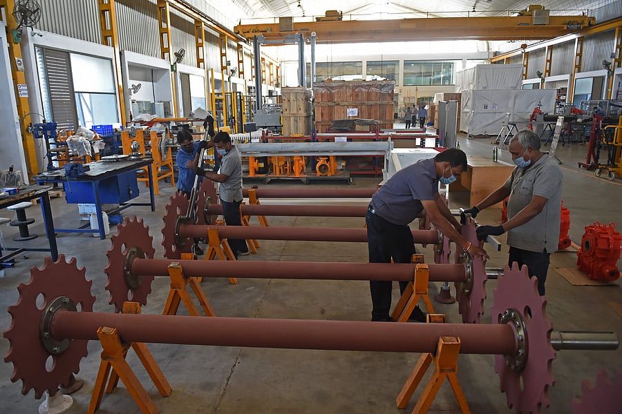 Domestic and external demand has been on the mend since the easing of restrictions, which has led to improved manufacturing output in recent months. Credit: AFP