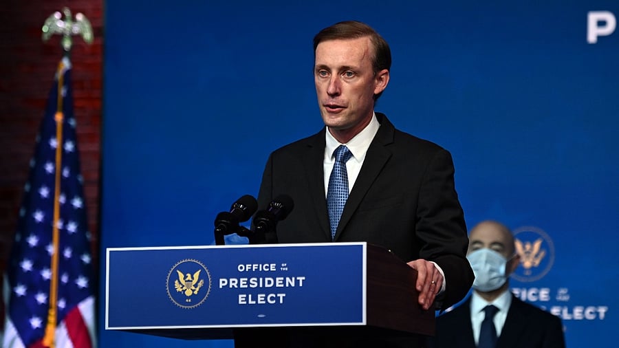 US National Security Advisor Jake Sullivan. Credit: AFP File Photo