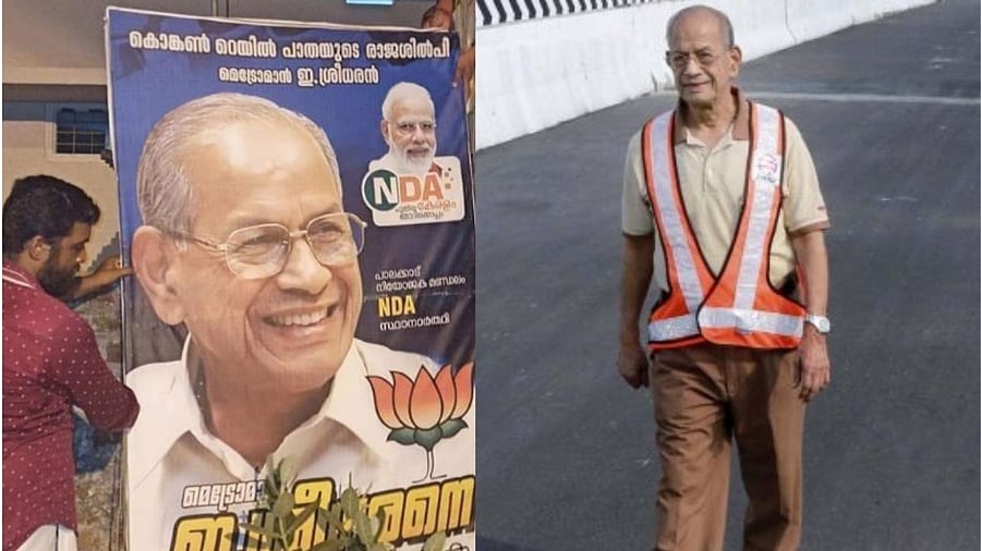 'Metroman' E Sreedharan. Credit: PTI File Photo/Twitter Photo/TheMetromanS