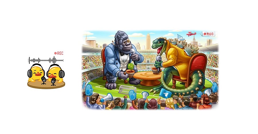 Telegram now brings voice chatrooms to its messenger app. Picture Credit: Telegram