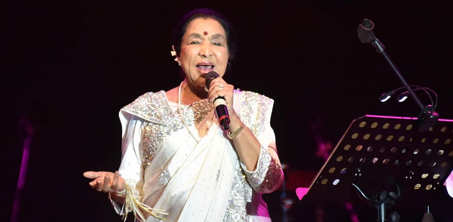Legendary singer Asha Bhosle. Credit: DH File Photo