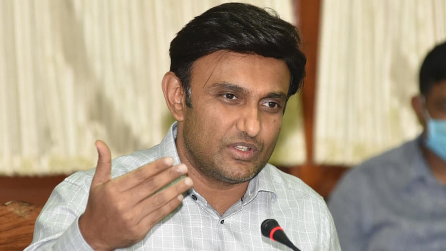 Karnataka  Health and Medical Education Minister Dr K Sudhakar. Credit: DH Photo