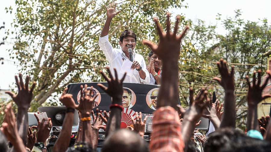 Dravida Munnetra Kazhagam (DMK) leader Udhayanidhi Stalin. Credit: PTI Photo