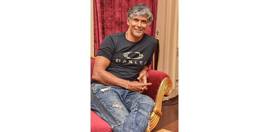 Actor-model Milind Soman. Credit: DH Photo