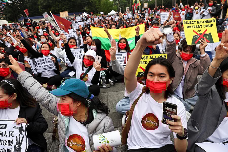 The junta has faced international condemnation for staging the coup that halted Myanmar's slow transition to democracy
