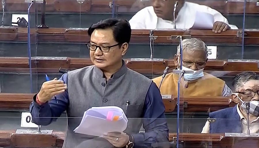 BJP MP Kiren Rijiju. Credit: PTI Photo