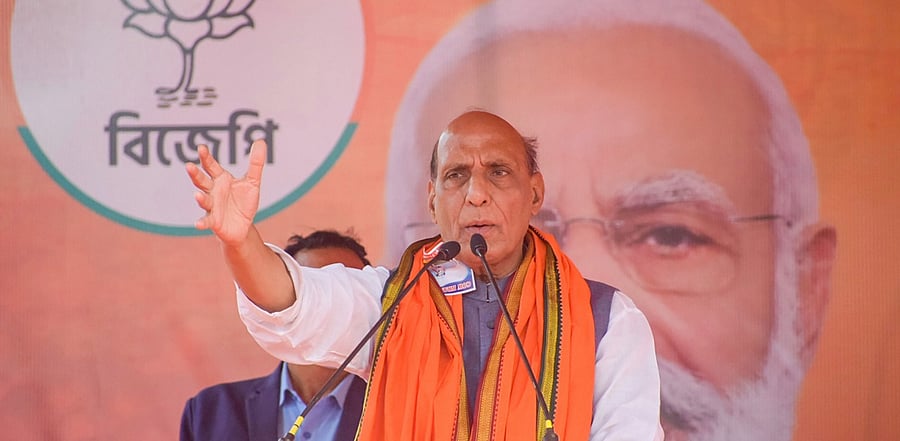 Singh said the TMC supremo delivers speeches encouraging acts of violence. Credit: PTI Photo