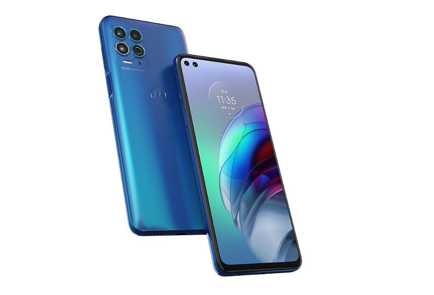 The new Moto G100 5G phone will be available first in Europe. Credit: Motorola