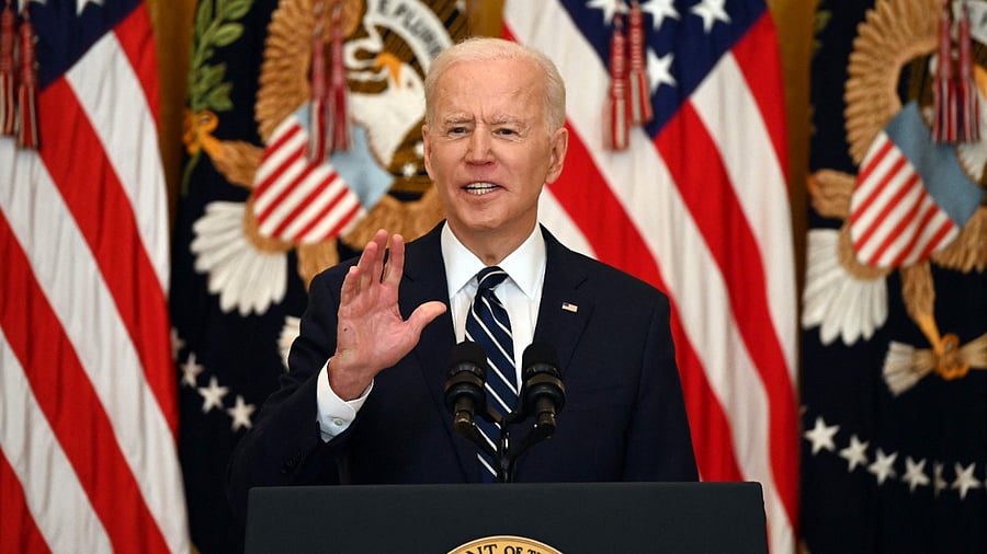 US President Joe Biden. Credit: AFP File Photo
