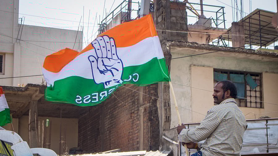 Congress flag. Credit: PTI Photo