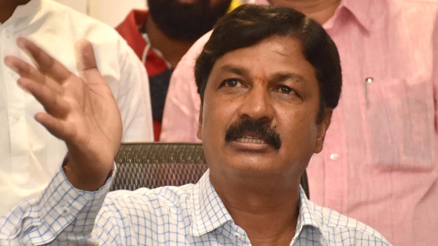 Former Minister Ramesh Jarkiholi. Credit: DH Photo