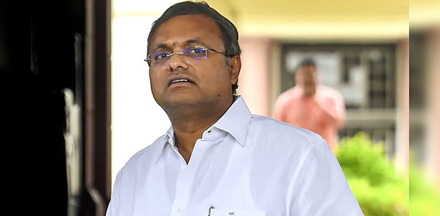 Congress MP from Sivaganga, Karti P Chidambaram. Credit: DH Photo