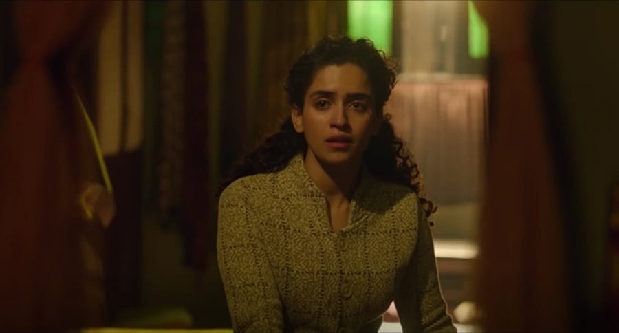 Sanya Malhotra plays a widow in 'Pagglait'.