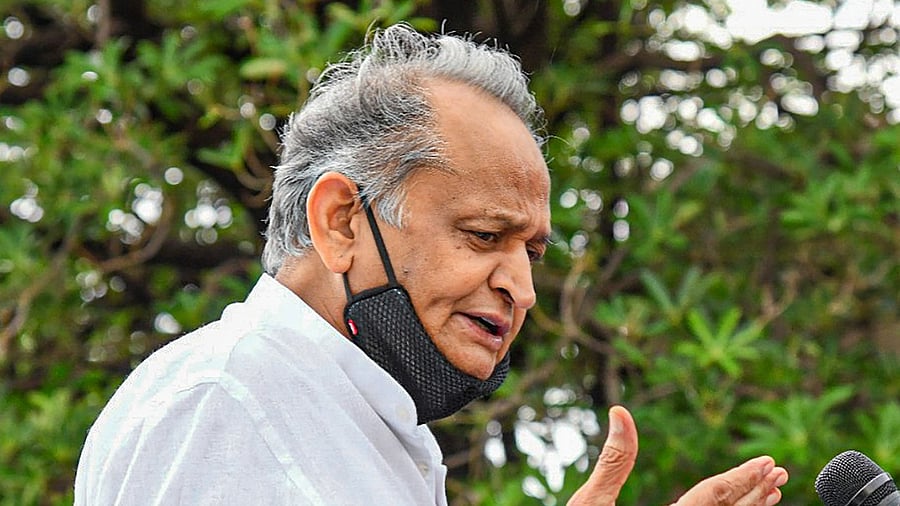 Rajasthan Chief Minister Ashok Gehlot. Credit: PTI File Photo