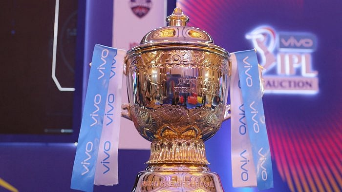 The IPLtrophy. Credit: Twitter/@IPL