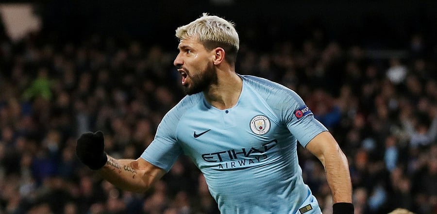 Aguero also has a Premier League-high 12 hat tricks. Credit: Reuters File Photo