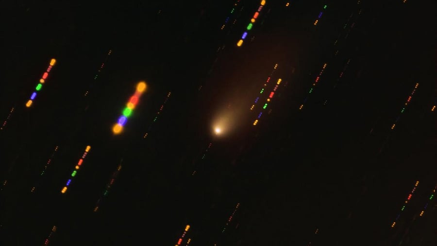 Comet 2I/Borisov passes near the Sun taken with the FORS2 instrument on ESO's Very Large Telescope in late 2019. Credit: AFP/EUROPEAN SOUTHERN OBSERVATORY / O.HAINAUT.