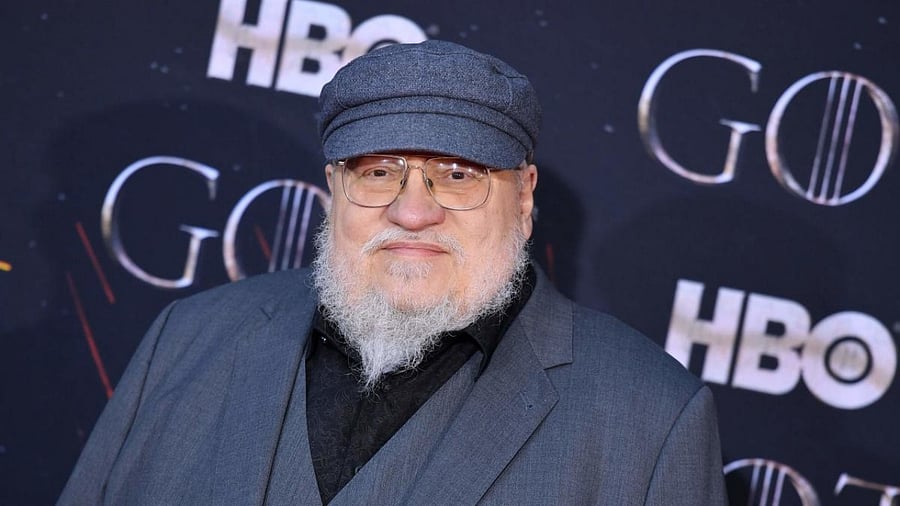 George R R Martin. Credit: AFP.
