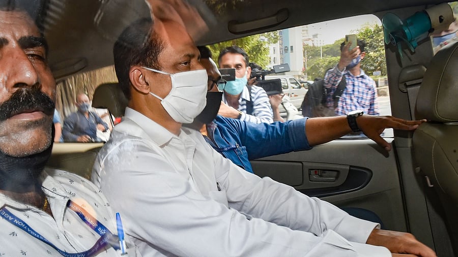 Former Mumbai Police cop Sachin Vaze. Credit: PTI File Photo