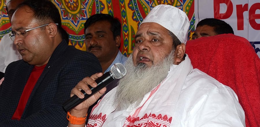 AIUDF head Badruddin Ajmal. Credit: DH Photo