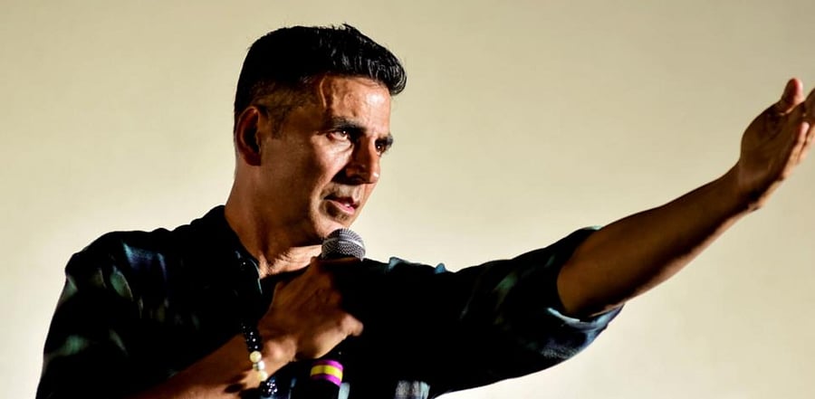 Bollywood actor Akshay Kumar. Credit: AFP Photo/Sujit Jaiswal 