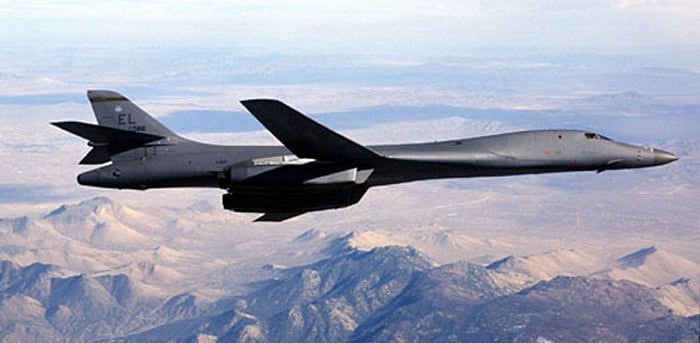 American B-1B Lancer heavy bomber to perform fly-by at Aero India. Credit: US Consulate/Airman First Class James Miller