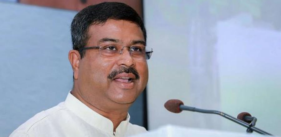 Dharmendra Pradhan at an event in Delhi New Delhi. Credit: PTI Photo